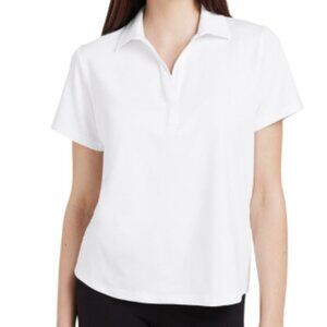 Glyder White Fairway Polo Short Sleeve Shirt Women's Medium